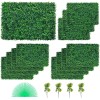 12pcs 24\"x16\" Artificial Boxwood Hedge Wall Panels 32 SQ Feet