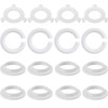 16 Pcs Lampshade Reducer Ring, Lampshade Adapter Rings, 8 Pcs