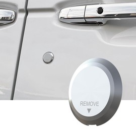 alumania VKC-H004-SI Key Cylinder Cap [SILVER] Honda N-BOX N-WGN N-ONE N-VAN Easy Magnet Attachment Aluminum Billet Product