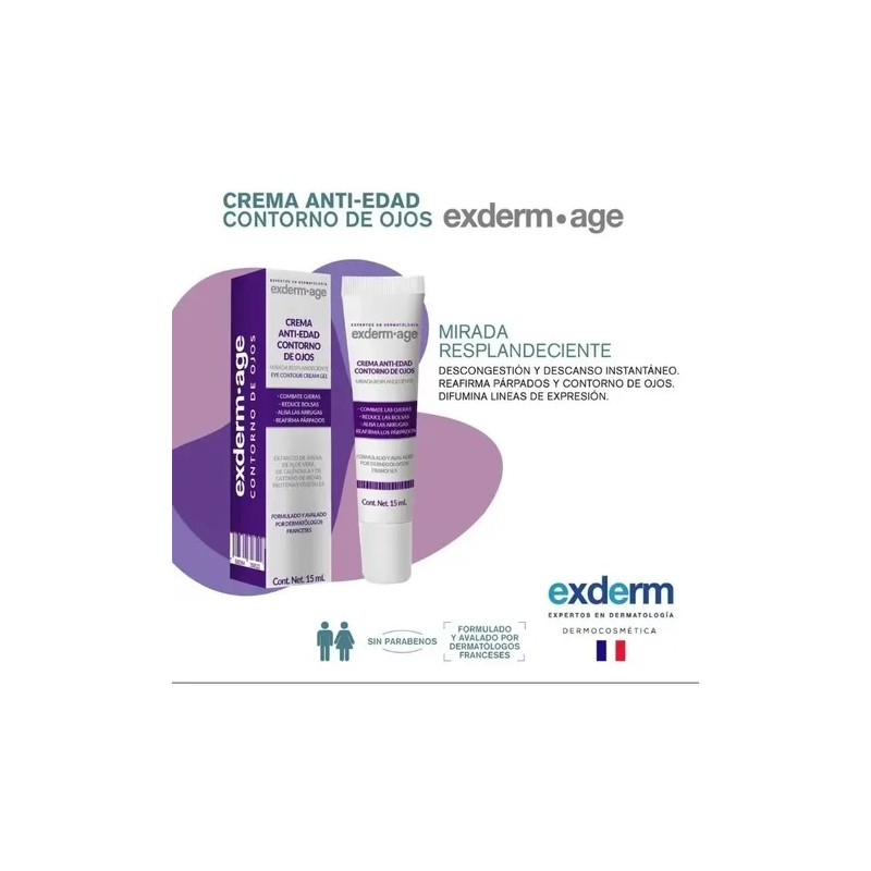 Exderm Age Crema Contorno De Ojos 15ml