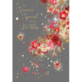 Cherry Orchard Someone Special Birthday Card from the Gorgeous Grace Range complete with Gold Envelope and Gold Foil Detailing …