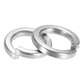 PATIKIL 1/6 Inch Spring Washer, Pack of 50, 316 Stainless Steel Snap Ring, Spring Washers Elastic Sealing Metal Washers for Screws and Bolts (M4)