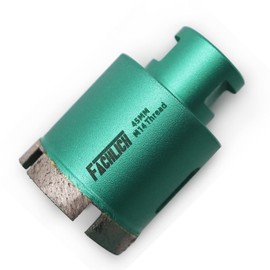 FACHLICH Diamond Core Drill Bit 45mm Granite Hole Saw Wet Drilling for Concrete Countertops Marble Granite Artificial Stone Limestone