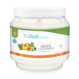Shelo NABEL Jugo Verde Detox, Dietary Fiber, Green Juice with Multi-Vitamins, Fast Acting Immune Support, Natural Flavored Powder with 16.2 oz