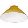 Amber Glass Cone Shade with 2.25 Inch Fitter