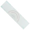 Westcott Course Protractor Plotter Ruler, 15", Transparent (P-72)