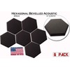 Mybecca 6 Pack Hexagon (Hexagonal) Acoustic Foam Panels 1" X