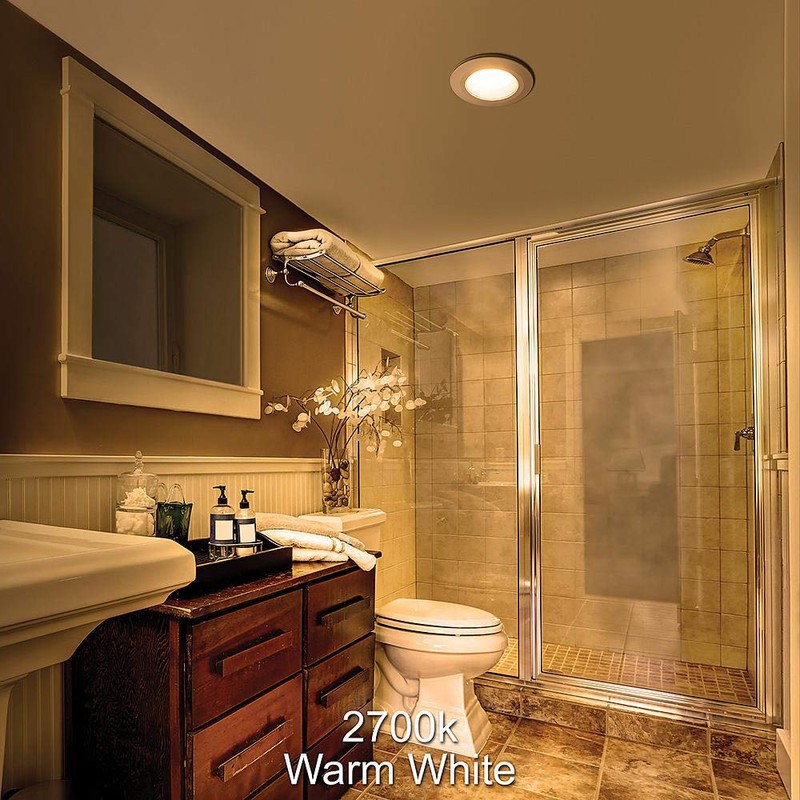 Commercial Electric 4 in. 2000K to 5000K Integrated LED Recessed