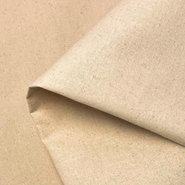 Fashion Track White Calico Fabric by The Metre UK - 58 Inches / 147.5 cm Wide | 100% Cotton Fabric - Medium Weight, for Sewing, Quilting, Curtain Linings, Pillowcases & Totes (2 Metre, Natural Calico)