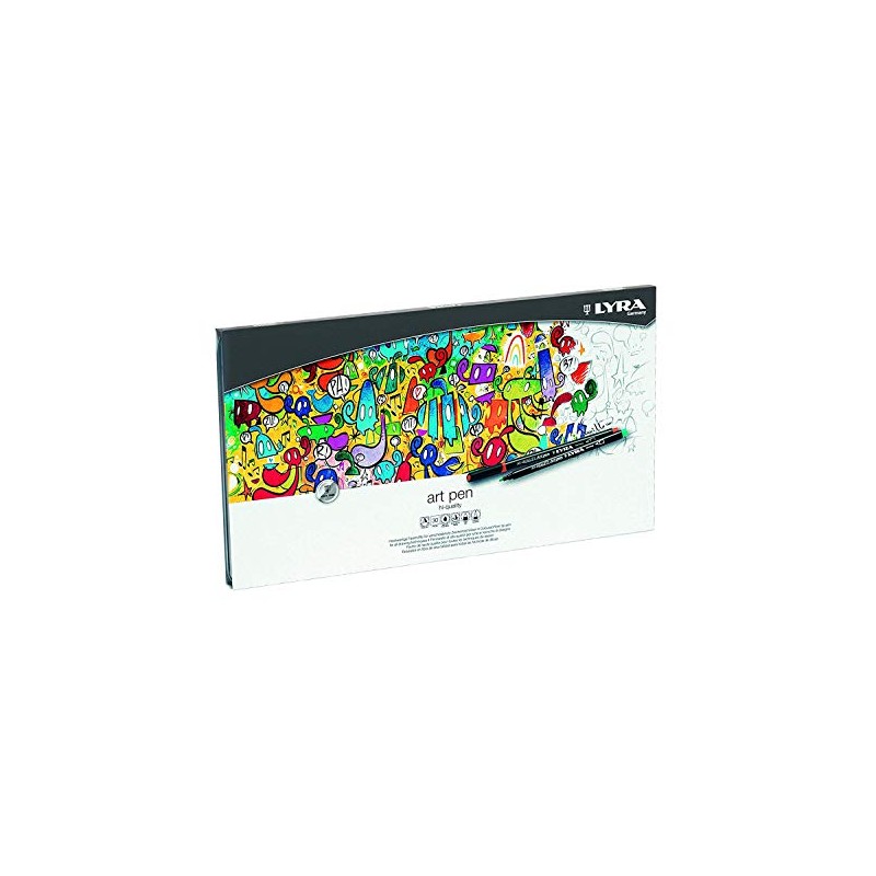 LYRA Art Pen, Fine Art Marker Set, 30 Assorted Colours,