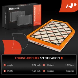 A-Premium Engine Air Filter Compatible with Ford Ranger 2024-2026, Bronco 2022-2025, 3.0L