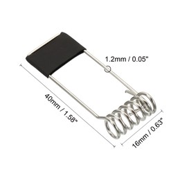 PATIKIL 40x16mm Downlight Spring Clips, 20 Pack Emitting Diode Recessed Lighting Accessories Securing Clamps for Ceiling Lamp