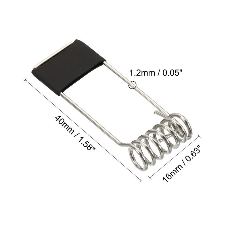 PATIKIL 40x16mm Downlight Spring Clips, 20 Pack Emitting Diode Recessed