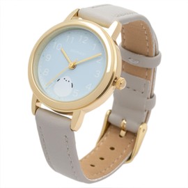 Fieldwork JN035-2 Women's Analog Leather Strap Animal Watch, Fluffy, Gray, gray, Modern