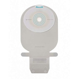 Mio 1-Piece EasiClose Wide Outlet Drainable Pouch, Maxi Transparent, Pre-Cut 1-1/2" - 10 Each / Box