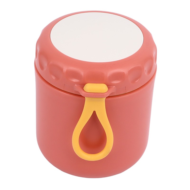 Insulated Food Container Jar Red 400ml Stainless Steel Leakage Proof