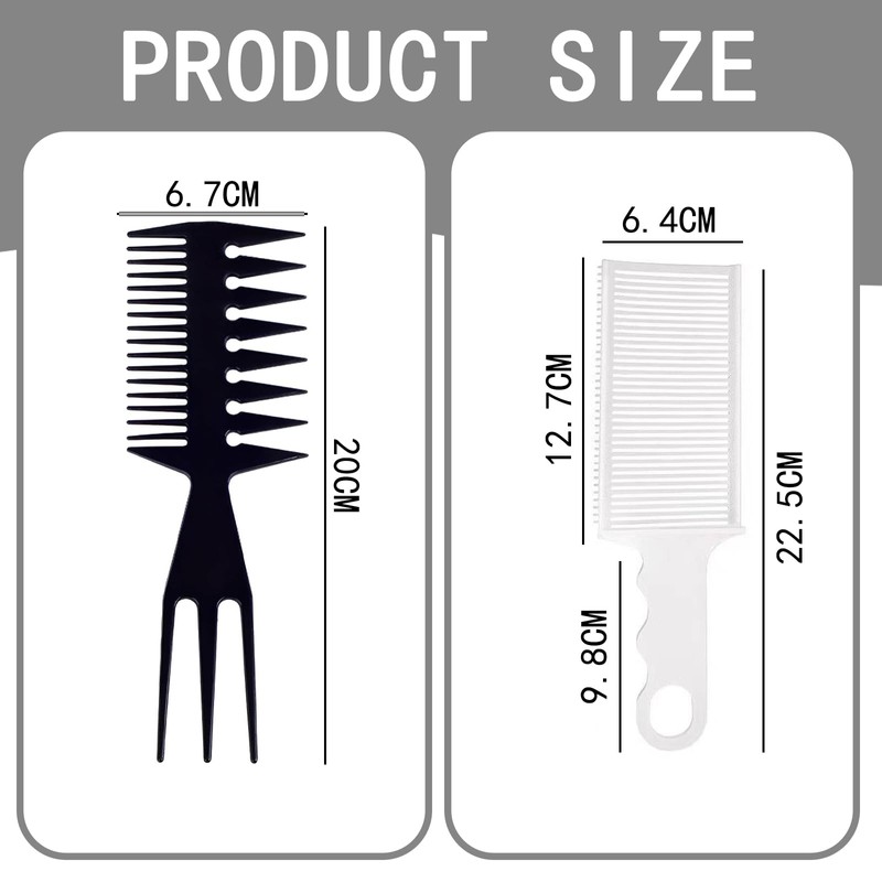JCUGSBS Barber Comb for Men, Fade, Curved Positioning, Professional Hair