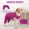 IDOMIK Dog Recovery Suit,Thigh Wound Protective Sleeve for Dogs,Anti Licking