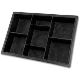 @tec Concrete Mould Formwork Mould Plastic Mould Mosaic Plaster 30.5 x 20.3 x 5.5 cm for Concrete, Natural Stone Paving, Cobblestones, Paving Stones, Stepping Stones - Garden Paths, Garage Driveway