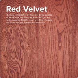 Rubio Monocoat Wood Stain & Finish 175 ft² - Red Velvet | Oil Plus 2C | Quick-Dry, Eco-Friendly Linseed Wood Oil for Indoor Use, Includes Accelerator (Part B) | Protector | 350 ml