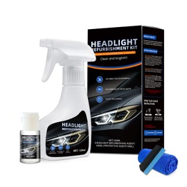 Car Headlight Restoration Polishing Kits,Headlight Restoration Kit,Headlight Cleaner And Restorer Kit,Headlight Cleaner,Multifunctional Car Headlight Polishing for All Vehicle Types (1Set)