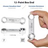 FIRSTINFO 3/8-inch Drive Torque Adapter Set, 12-Point Box End, 5/16