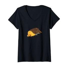 Womens Rubber Ducky Isopod Roly Poly Funny Pill Bug Isopod Lover V-Neck T-Shirt