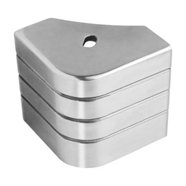 Pontoon Corner Caps,Aluminum Replacement Corner Caps | Dock Guards for Camping Fishing Home Users Roof Business Users Enclosures