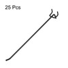 HARFINGTON 25pcs Pegboard Shelving Hooks 10" Stainless Steel Peg Board