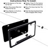 YUNXINGJV 2 PCS License Plate Frame Compatible with Toyota Tacoma