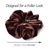 JCLIFE Large Velvet Hair Scrunchie, 5 Inch Elastic Hair Tie