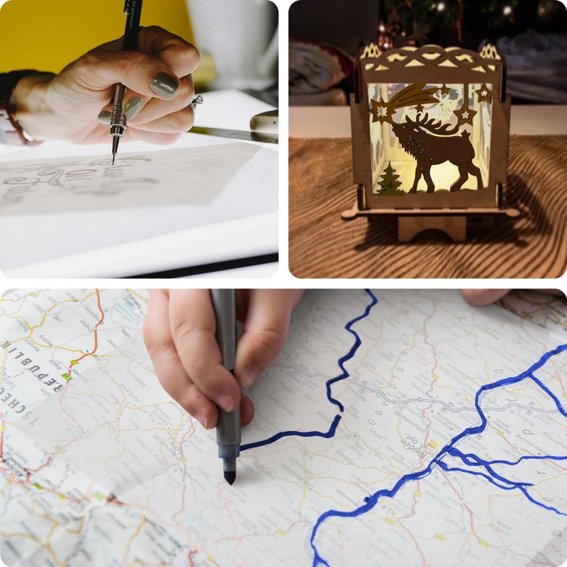 Netuno 50 Sheets Tracing Paper Printable DIN A5 14.8 x