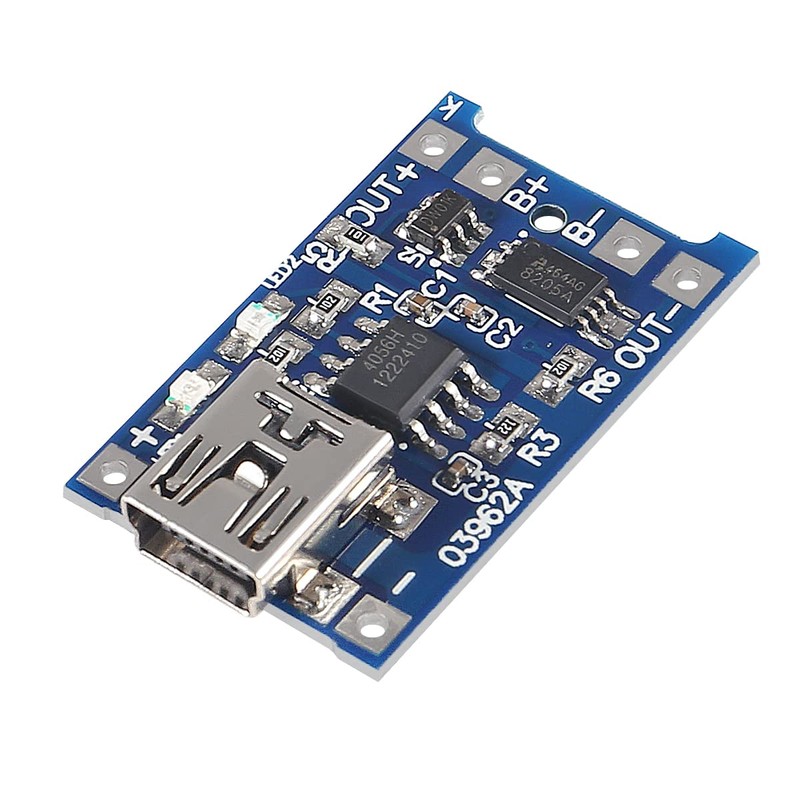 TP4056 Mini USB Charging Board - 5V 1A with Battery
