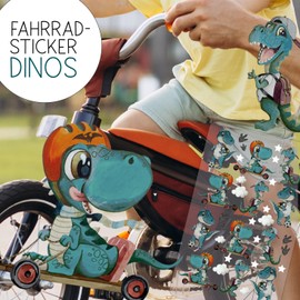 ilka parey Bicycle Sticker Dinos Dinosaurs Rubons Rub on DIY for Your Bike Create Your Own Dino Universe bfst6