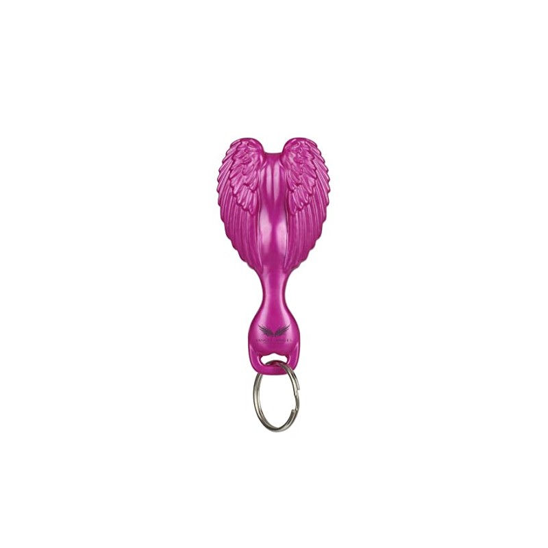 Baby Hair Brush Tangle Angel with Key Ring Fuchsia 21616