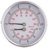PIC Gauge TRI-HD-302R-E 3" Dial Size, 1/2" Male NPT Connection