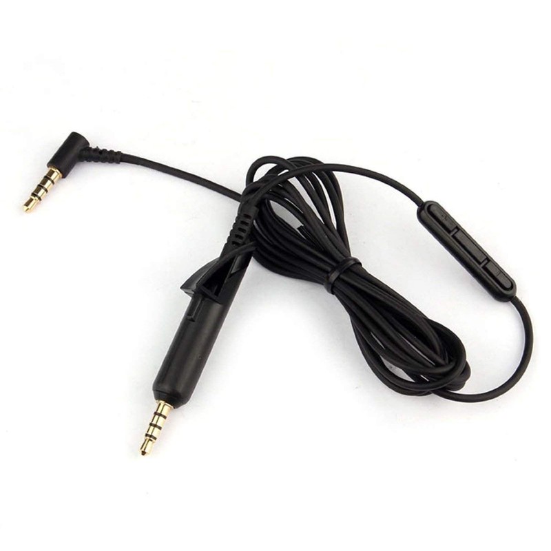 Replacement Extension Audio Cable Cord with Mic Volume Control Fit