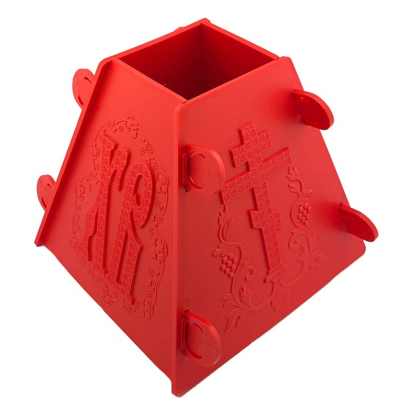 Alexandria Int Red Russian Pascha Paskha Easter Xb Plastic Cheese