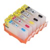 5PCS Ink Cartridge Set BK C M Y Smooth Ink