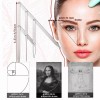 Gomia Regla Divisora Microblading Compas Diseño De Cejas Perfectas