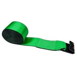 US Cargo Control 4 Inch Winch Strap with Large Flat Hook, 40 Feet Long, Heavy Duty Trailer Winch Strap for Safe Cargo Securement, Large Flat Hook End Fitting for Easy Fastening, Green, Case of 6