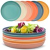 Worephu Lightweight & Unbreakable Dinner Plates Set of 6, Reusable