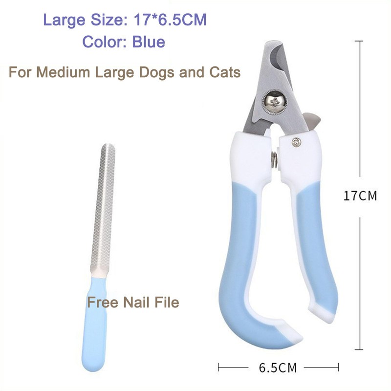 Pets Nail Clippers and Trimmers-with Safety Guard to Avoid Overcutting,