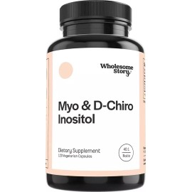 Wholesome Story Myo & D Chiro Inositol Suplemento 120 Cap Sabor Sin Sabor