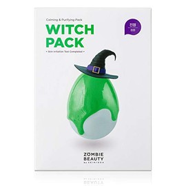 SKIN1004 Witch Pack (1box - 8ea) | Creamy Mud Pack with Green Tea, Water Calming Purifying Pore Care
