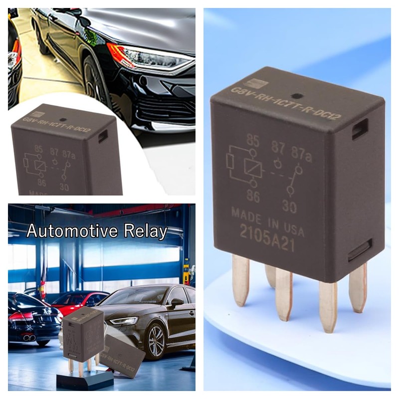 G8V-RH-1C7T-R-DC12 10A 5pins SPDT Automotive Relay-2pieces