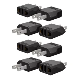 Importeek 20pz Clavija Adaptador Corriente Europa American Us Eu Viaje