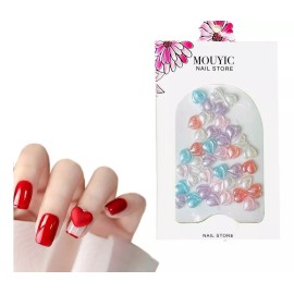 Mouyic Corazones Para Decoracion De Uñas
