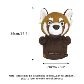 Scott Edward Driver Novelty Golf Head Cover, Cute Animal, Fit Max Driver 460CC and Fairways(Panda-Brown Driver)