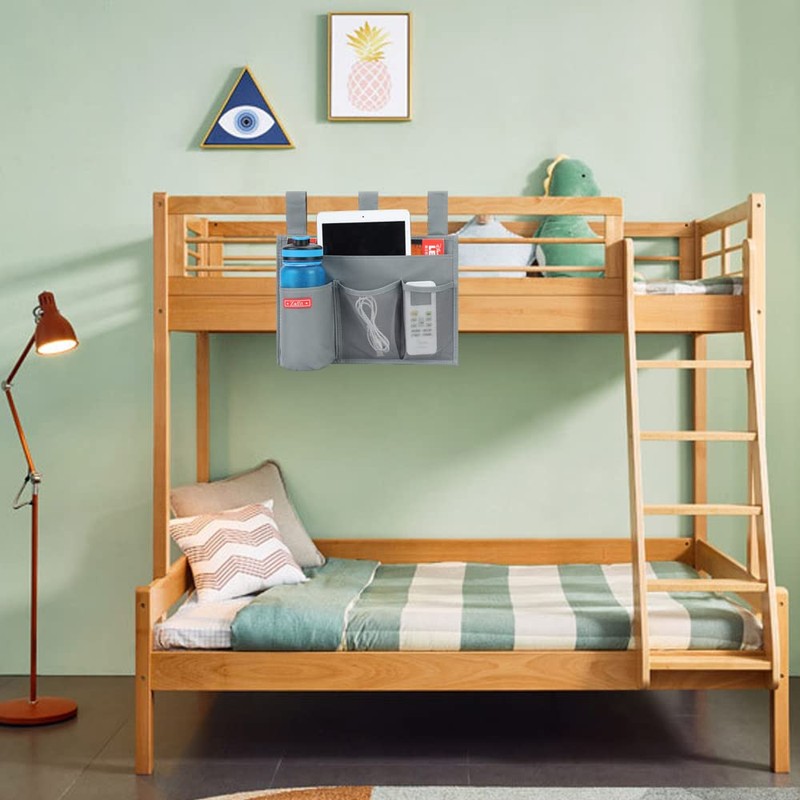 Zafit Hanging Bedside Caddy, Bedside Storage Organizer for Magazine, Phone,